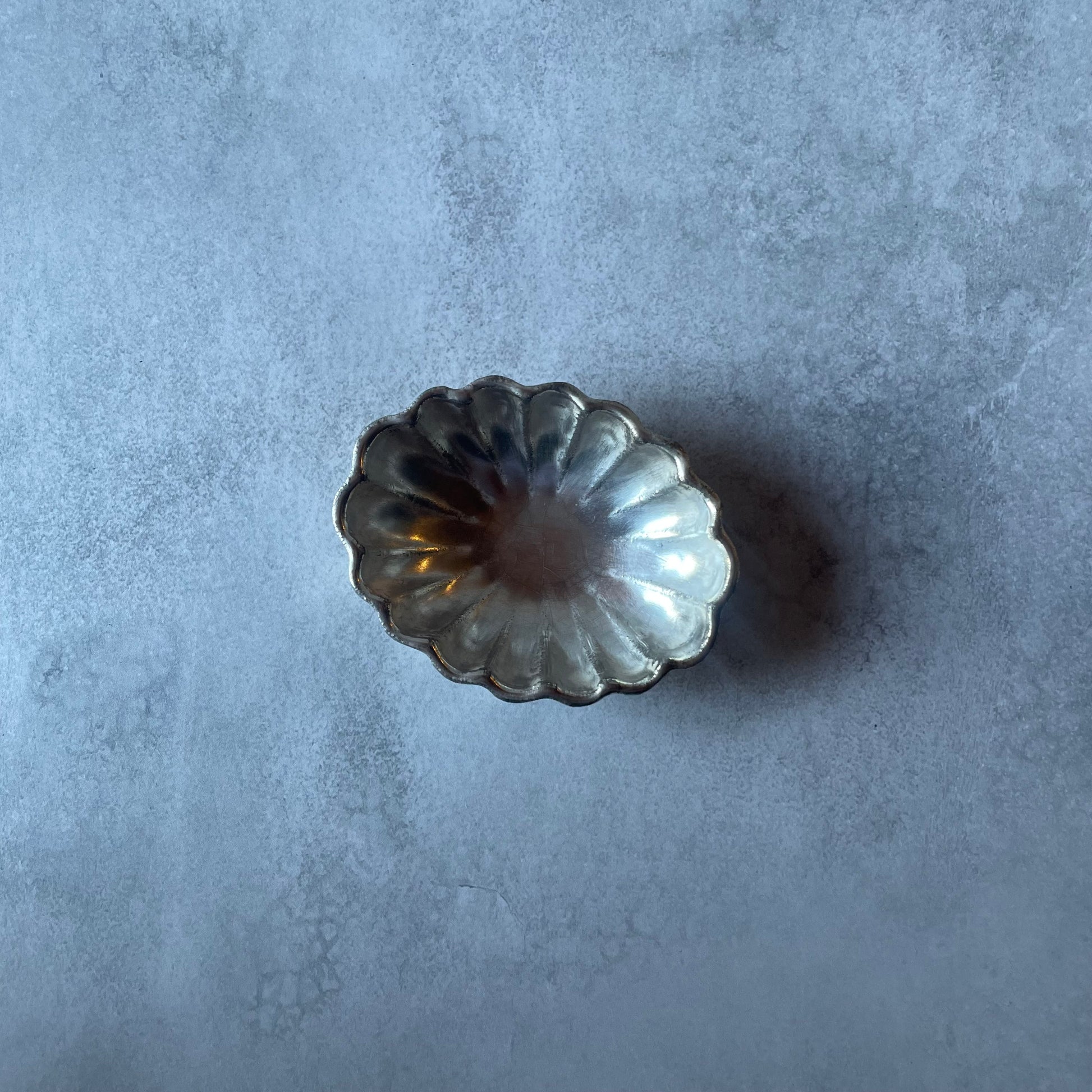 オーバル豆皿(シルバー)