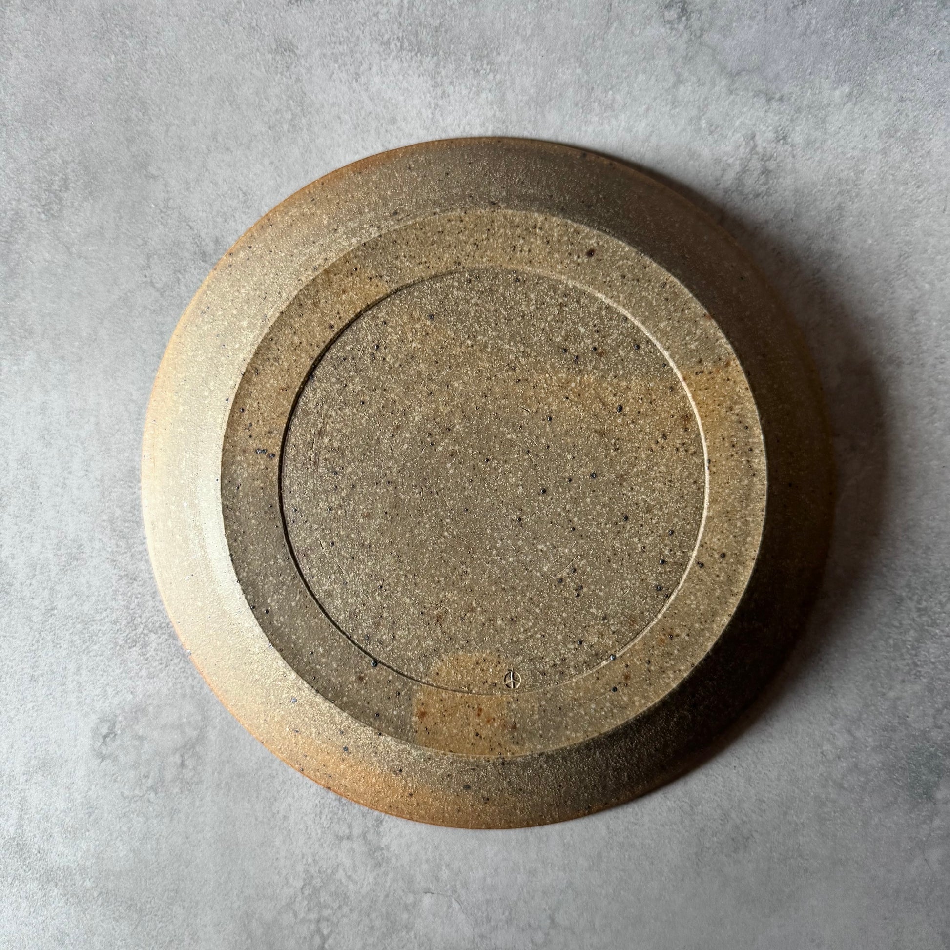 みかん灰釉　皿　(直径23cm)