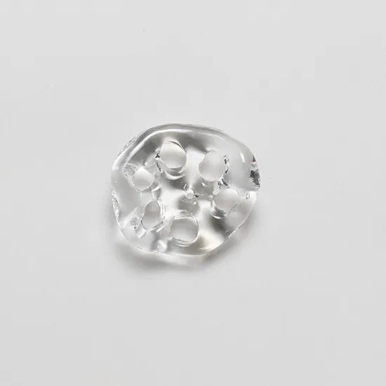 ガラスの箸置き　レンコン