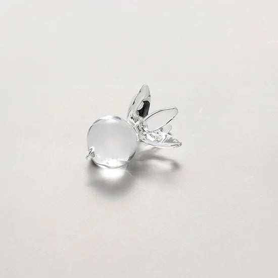 ガラスの箸置き　ラディッシュ