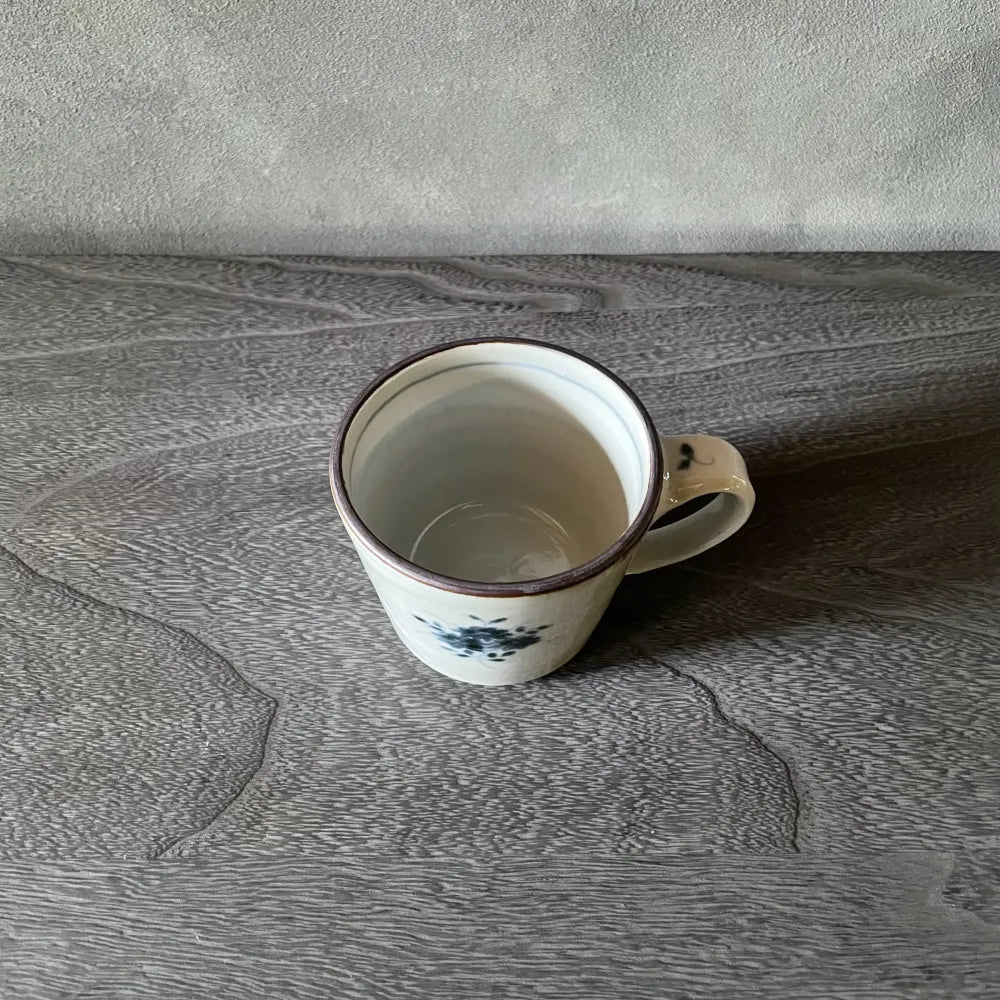 染付果実文丸マグ