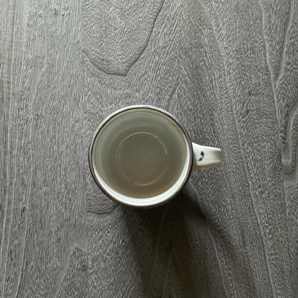 染付果実文丸マグ