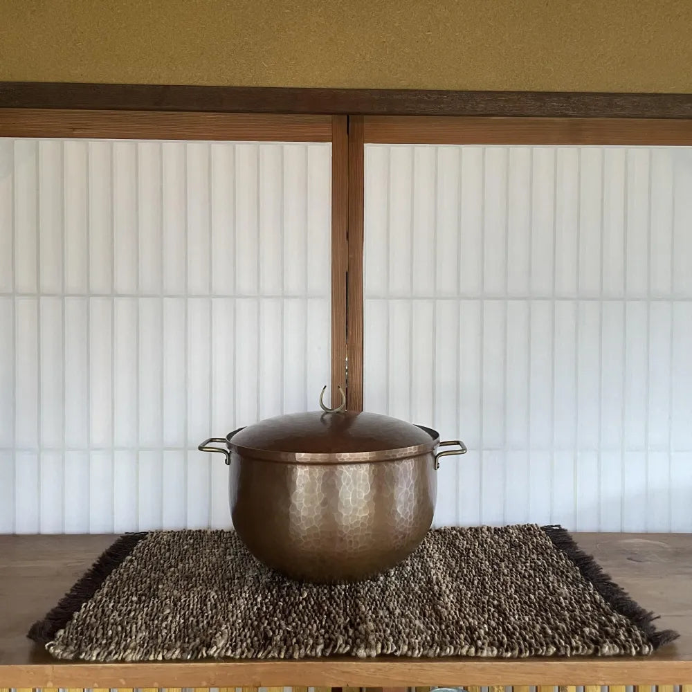 茶ウール×タッサーシルク（中）