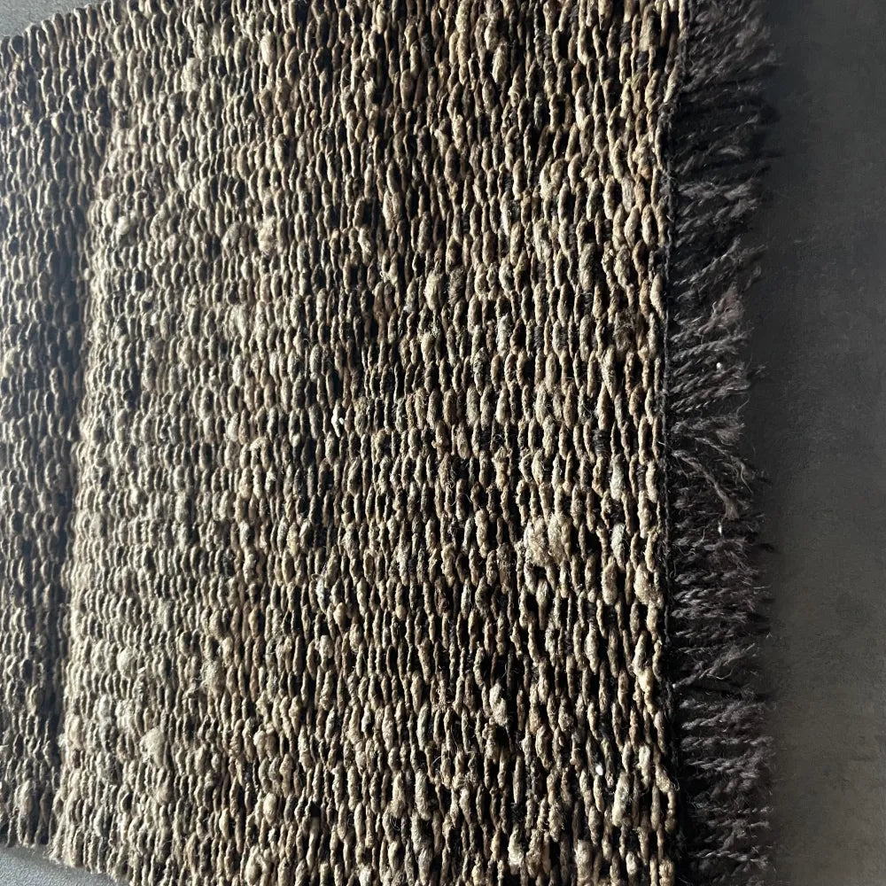 茶ウール×タッサーシルク（中）