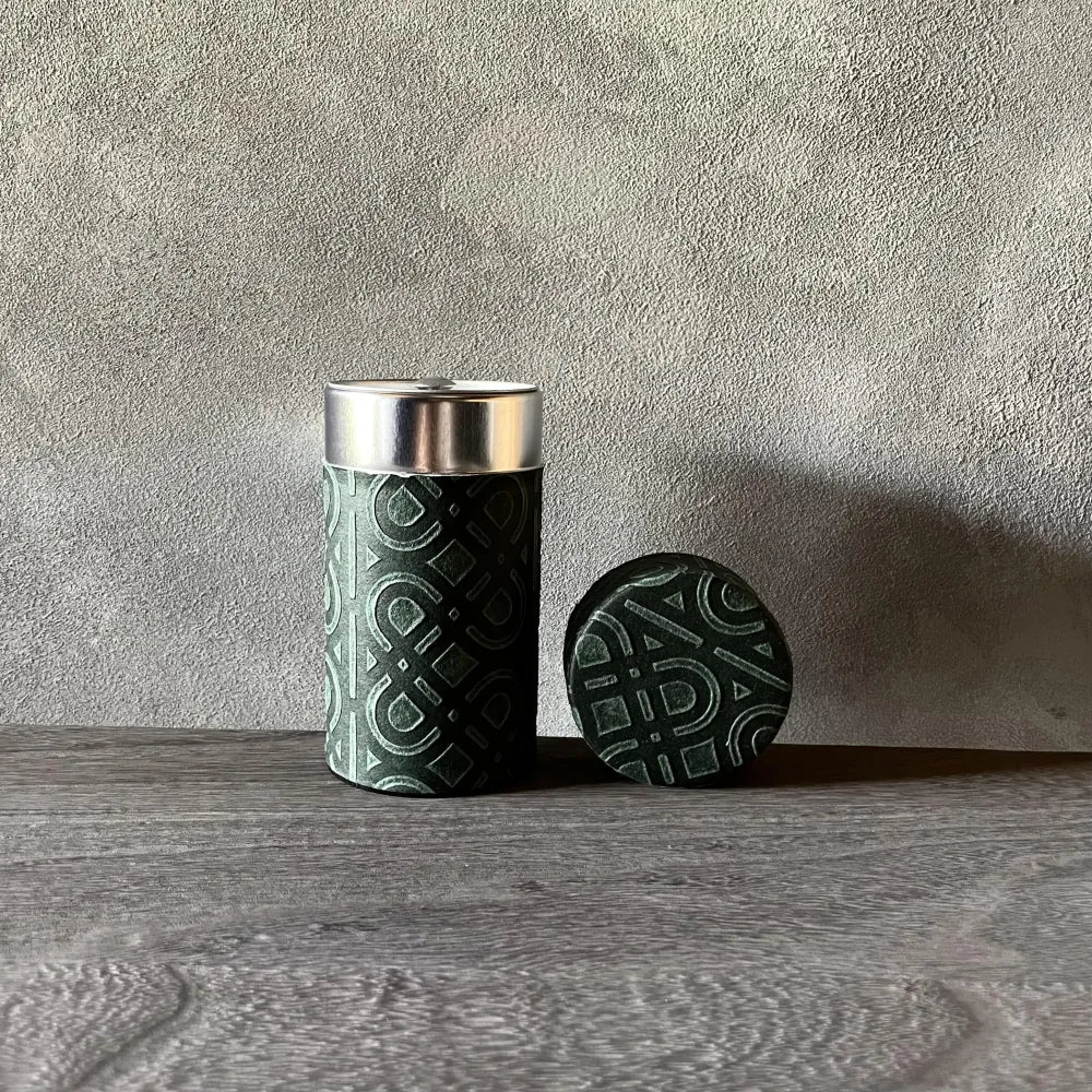 茶缶　中　（黒）