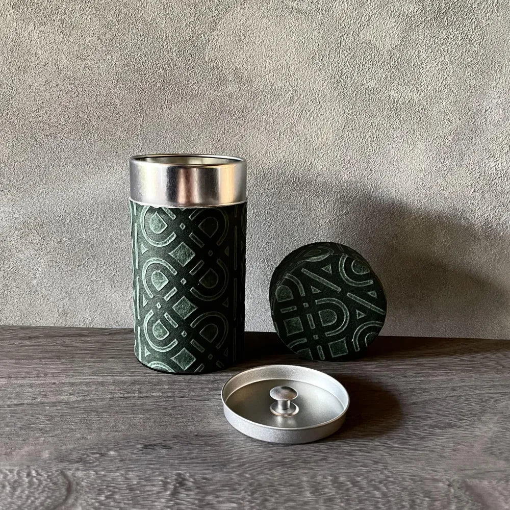 茶缶　中　（黒）