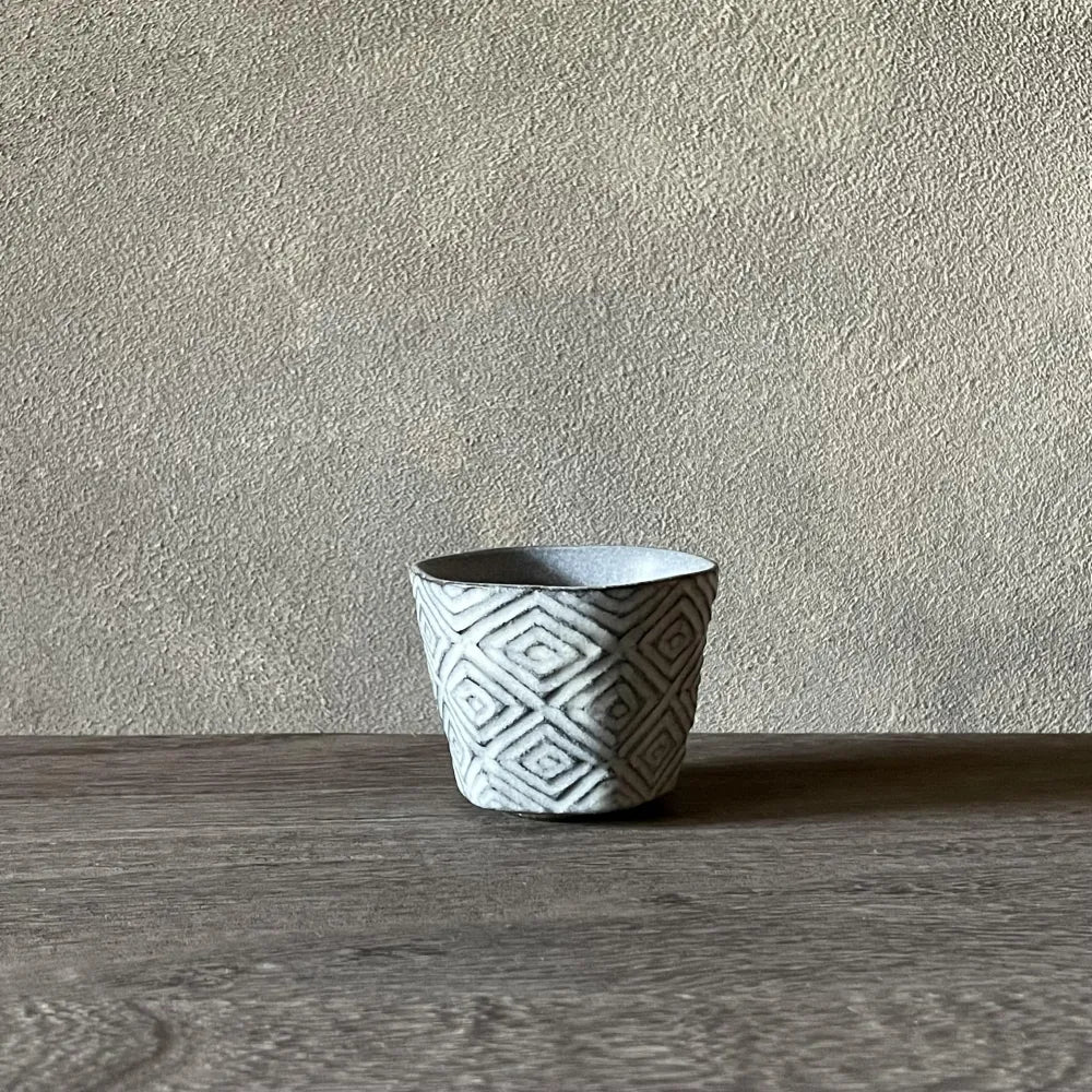 しのぎの酒盃　六角