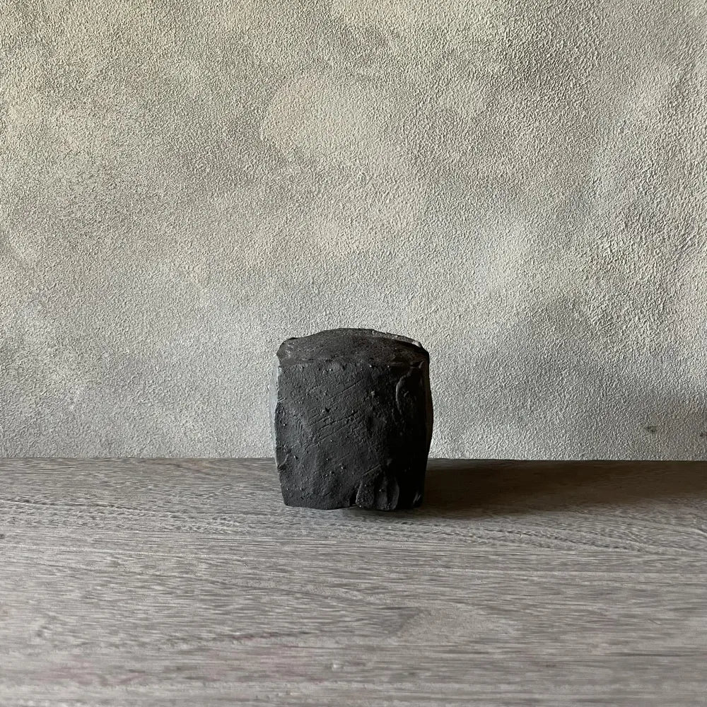 花器　四角（黒）