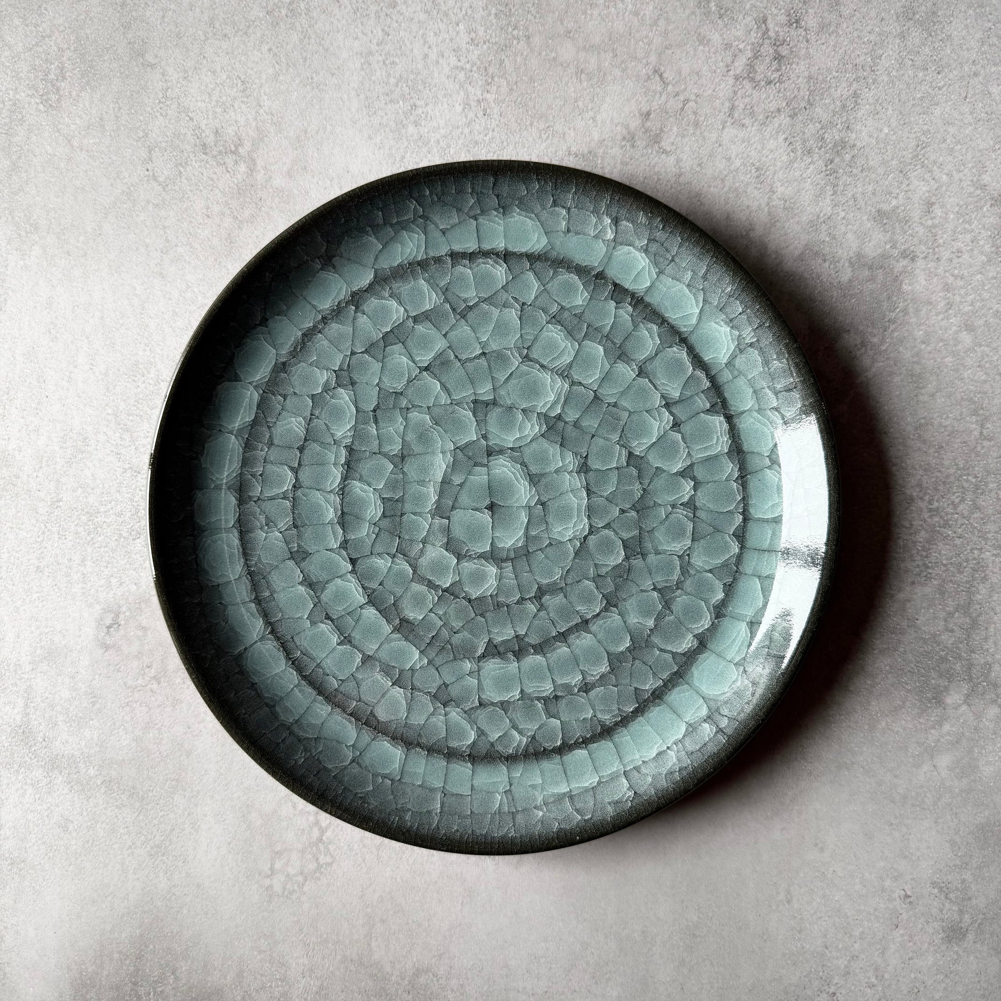 青瓷　７寸皿