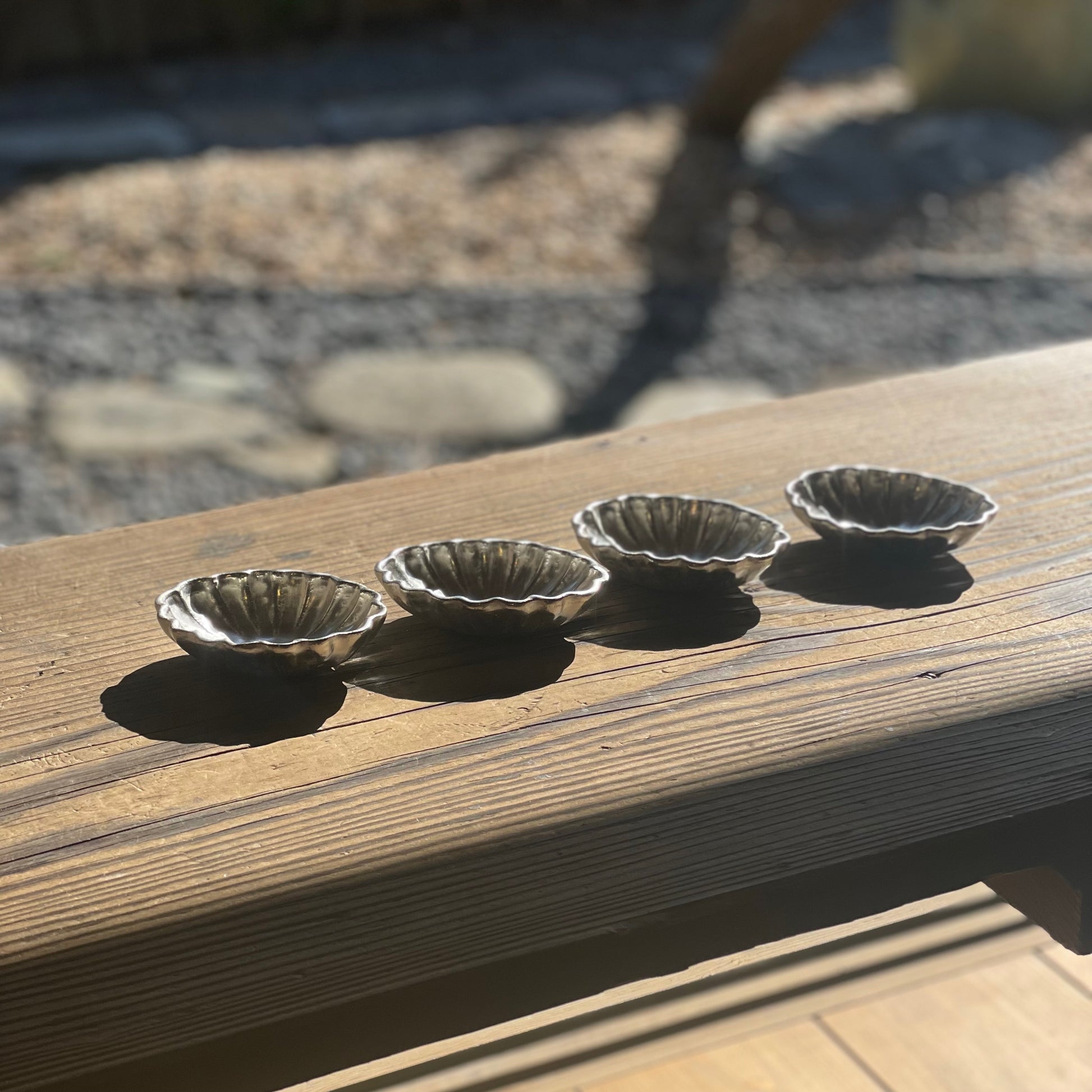 オーバル豆皿(シルバー)