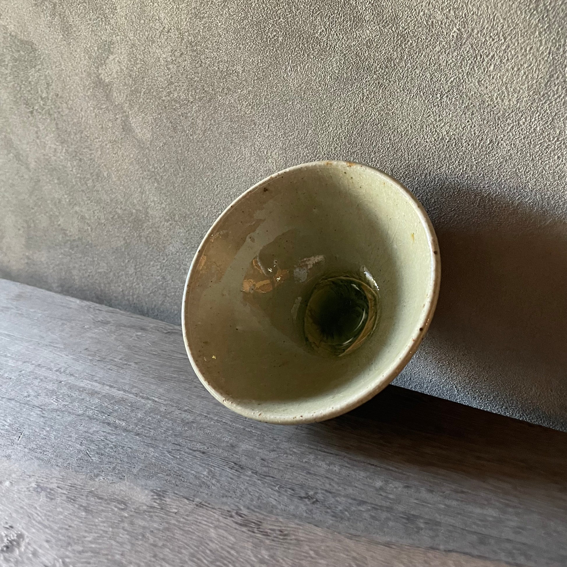 みかん灰釉　飯碗