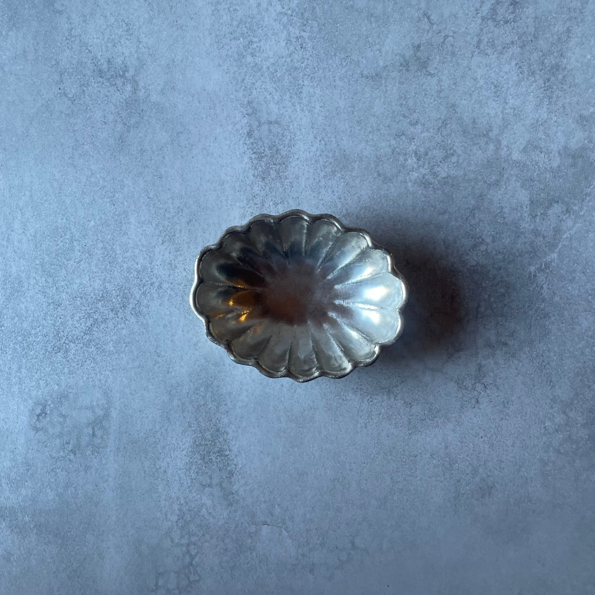 オーバル豆皿(シルバー)