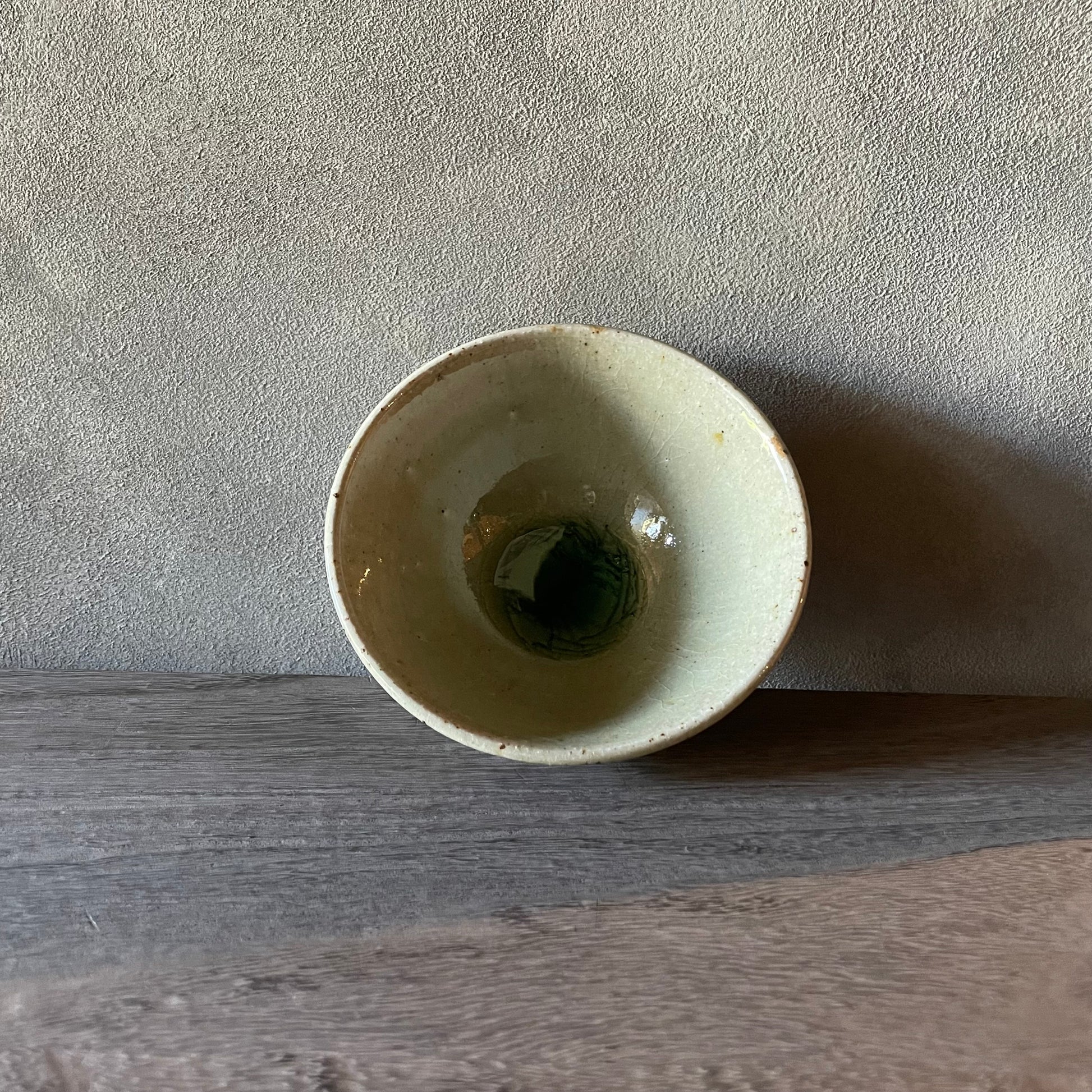 みかん灰釉　飯碗