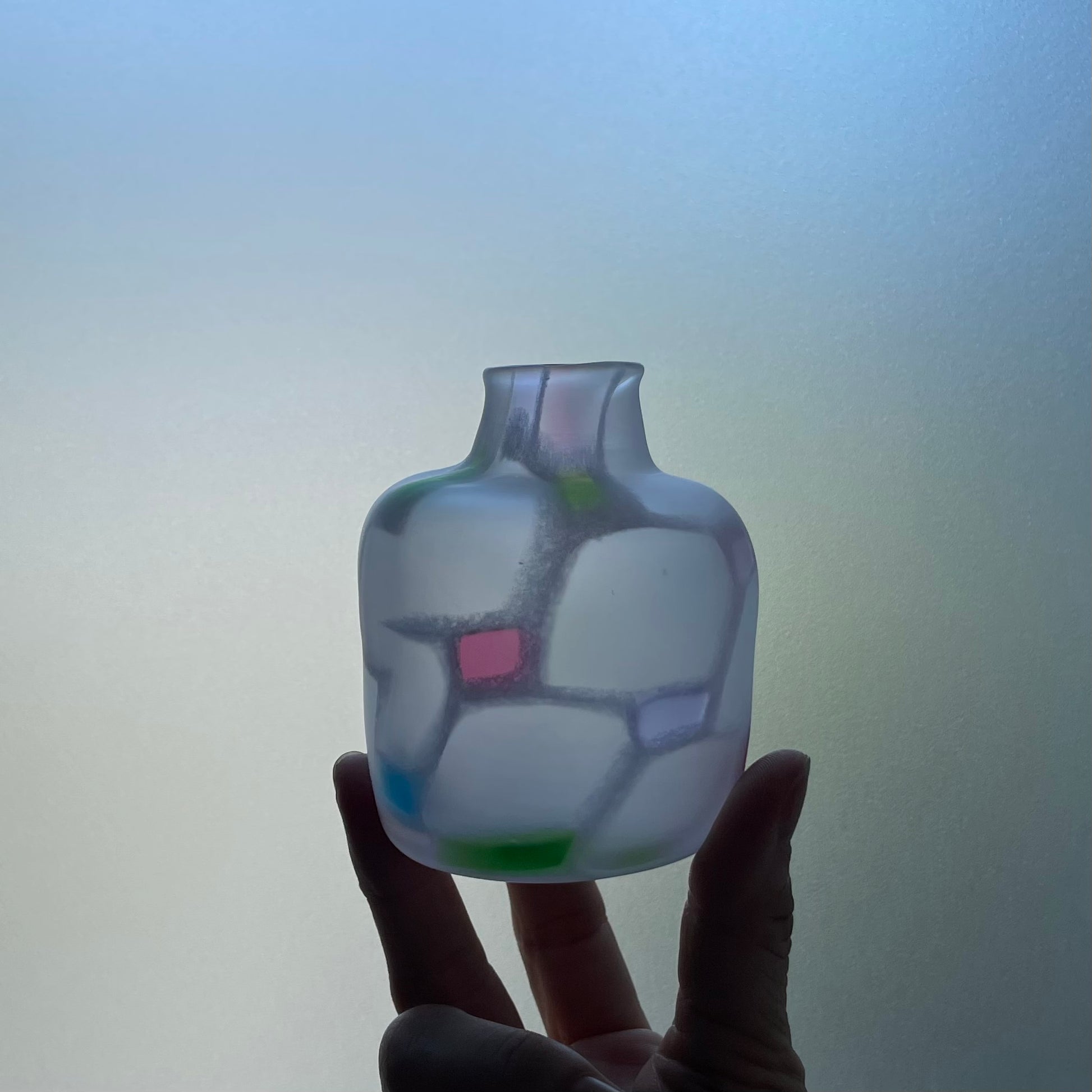 花器　カラフル　(低)z1-f1