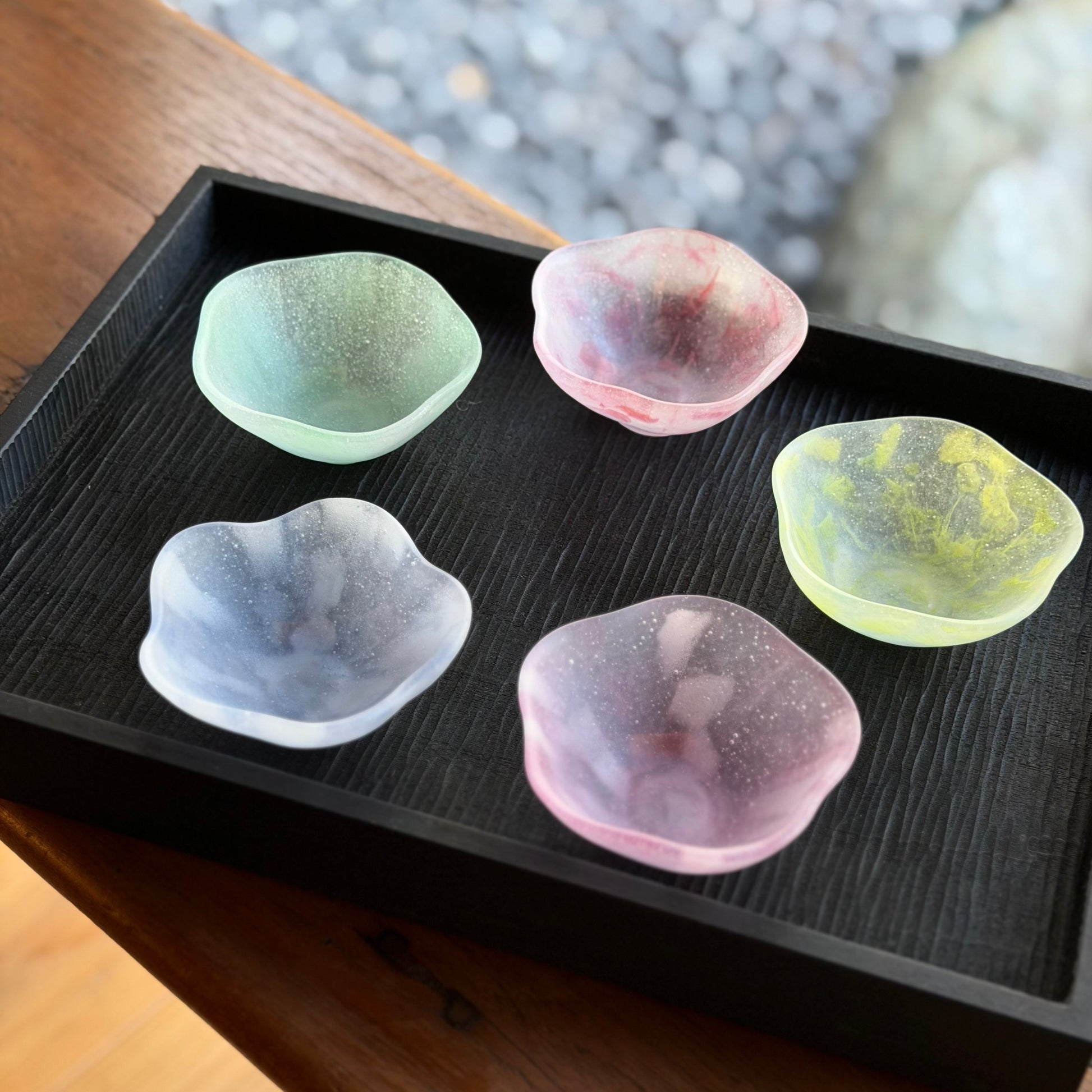 花小鉢　水色