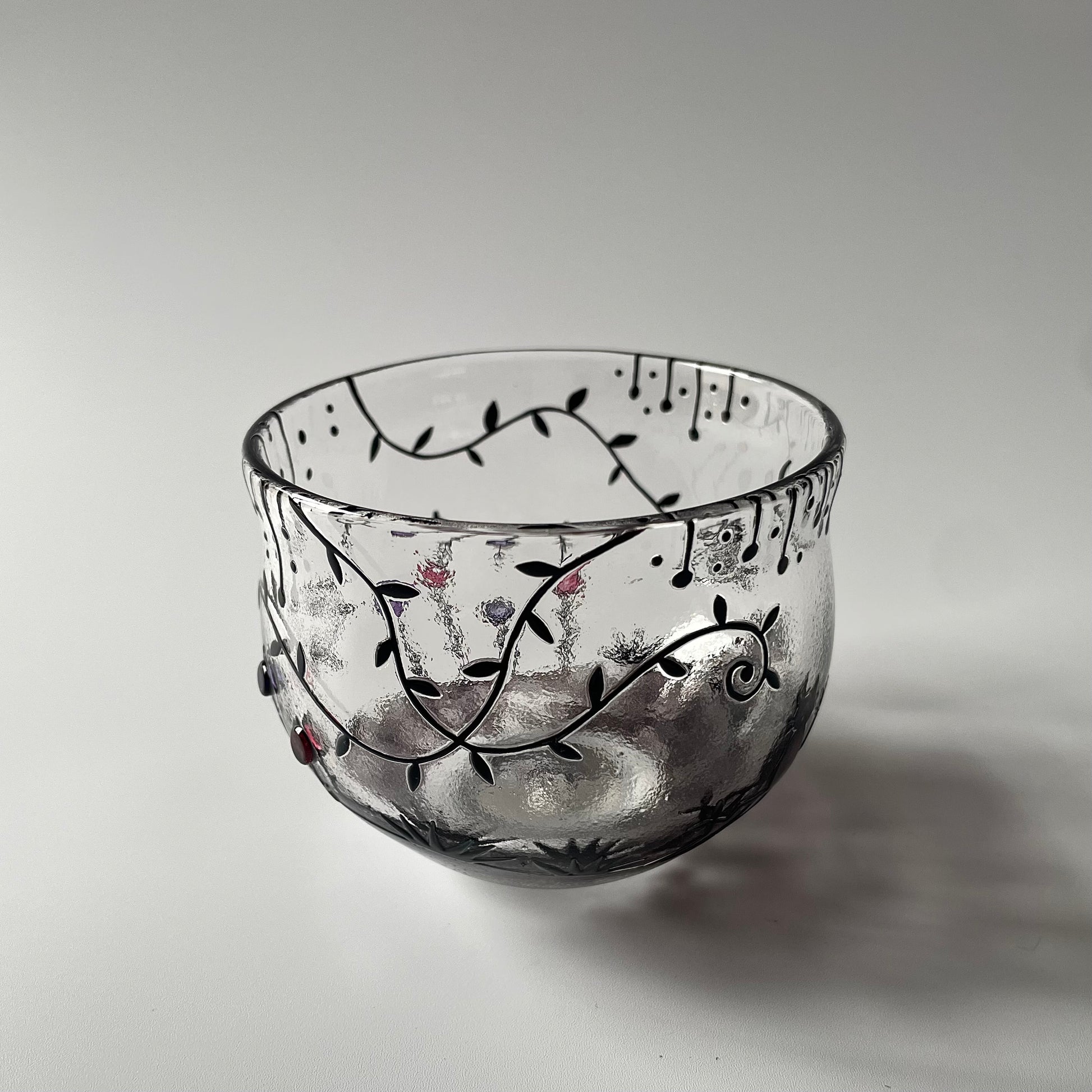 月夜のグラス　猫　1