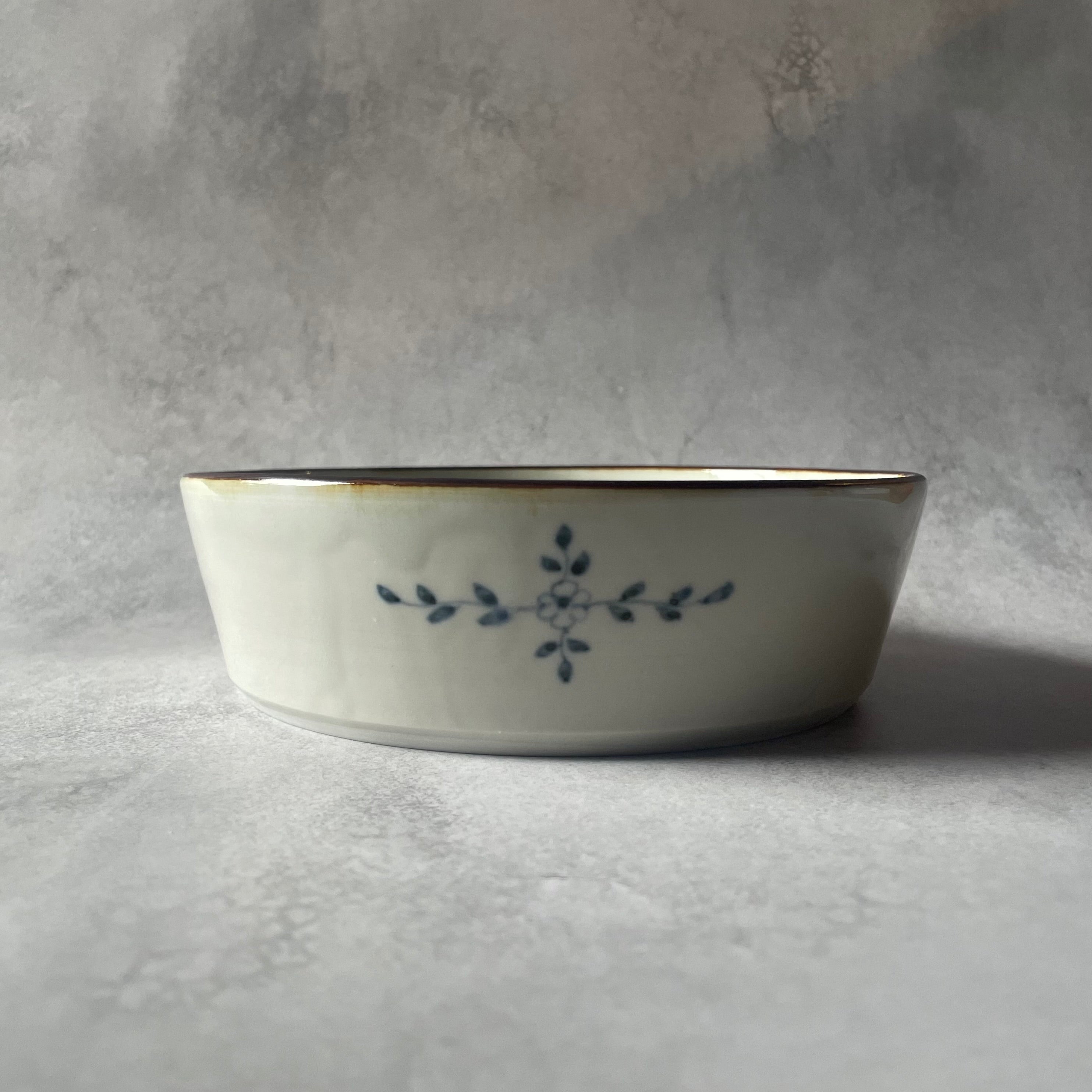 染付　切立　花十字