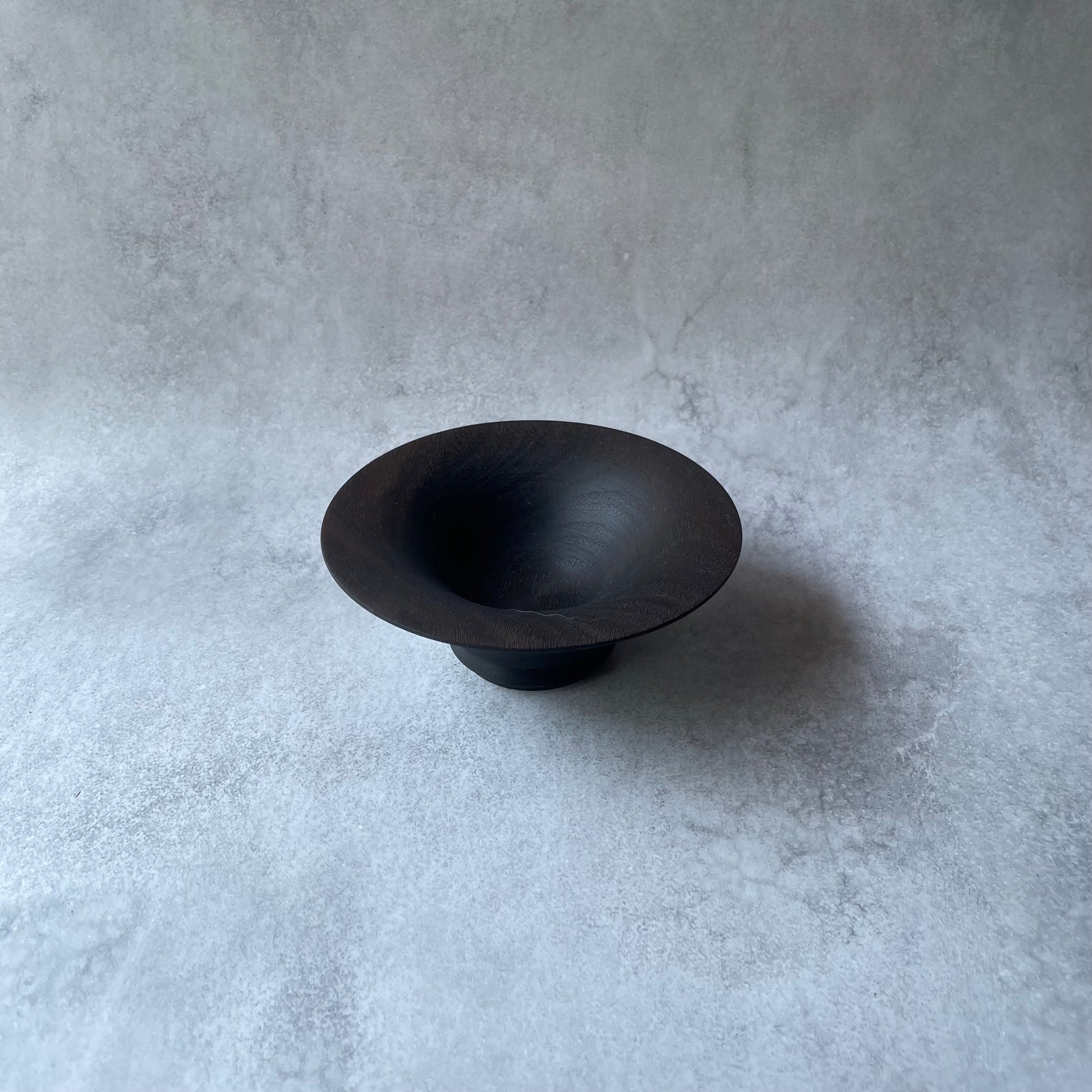 辣韮小鉢（12cm）ウォルナット　鉄媒染