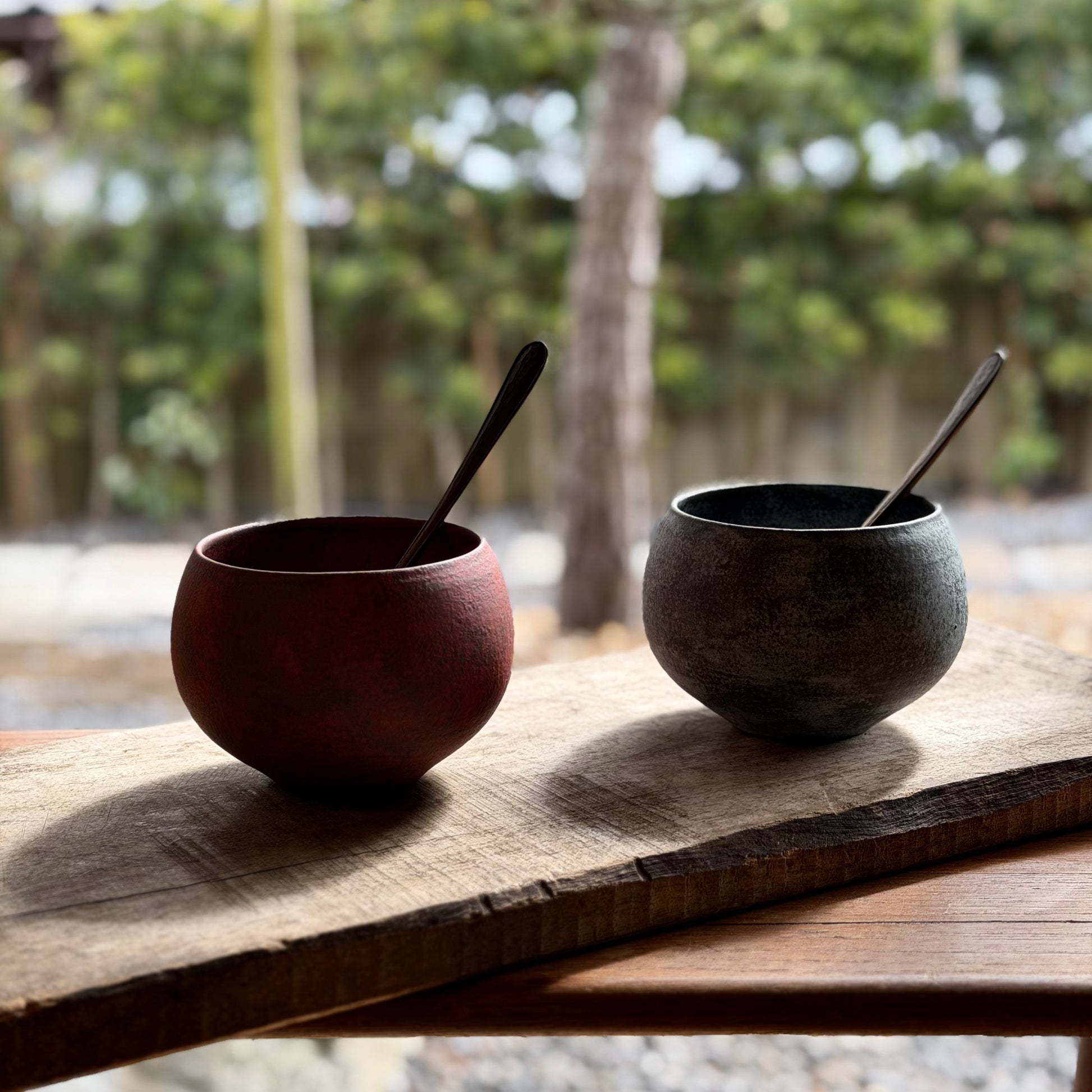 スープボウル　青