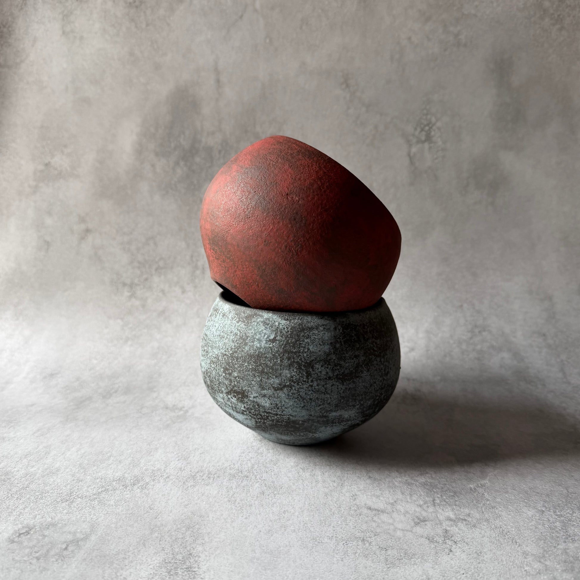 スープボウル　青