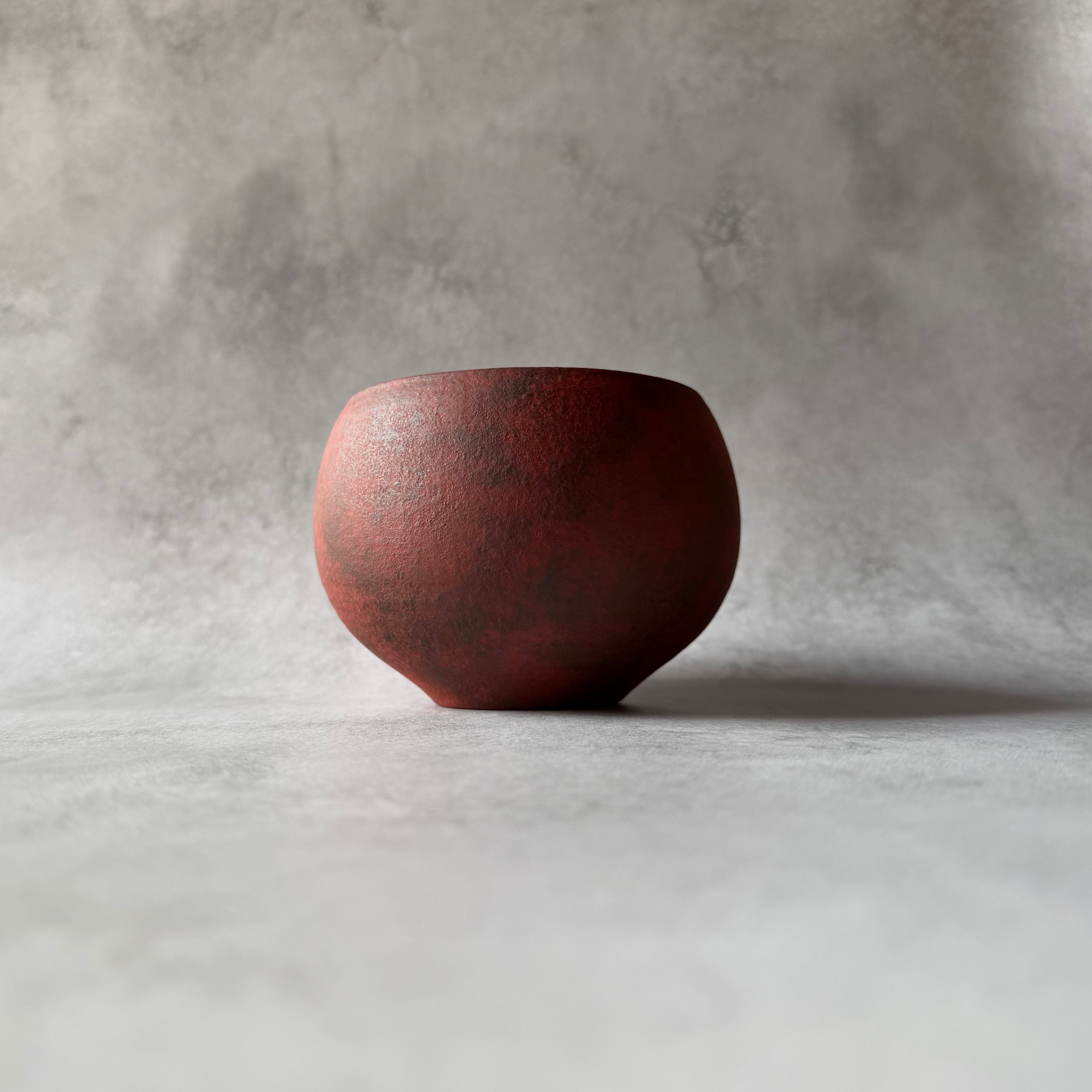 スープボウル　赤