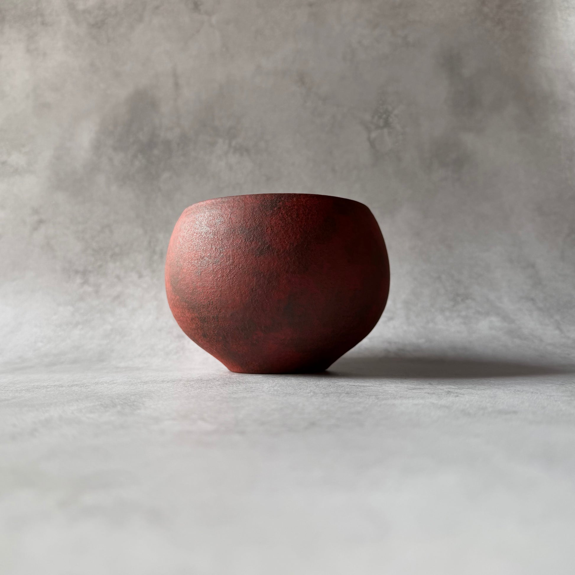 スープボウル　赤