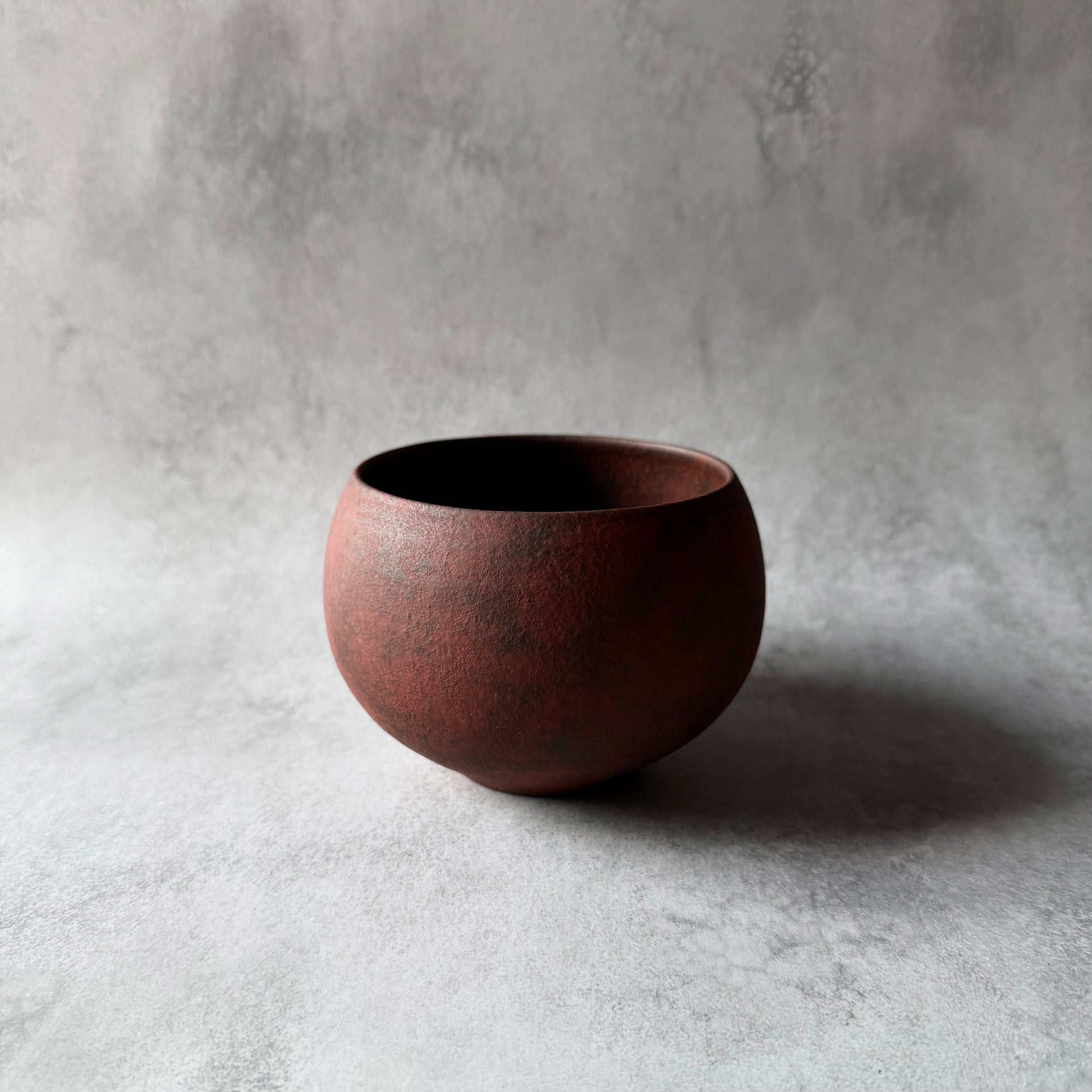 スープボウル　赤