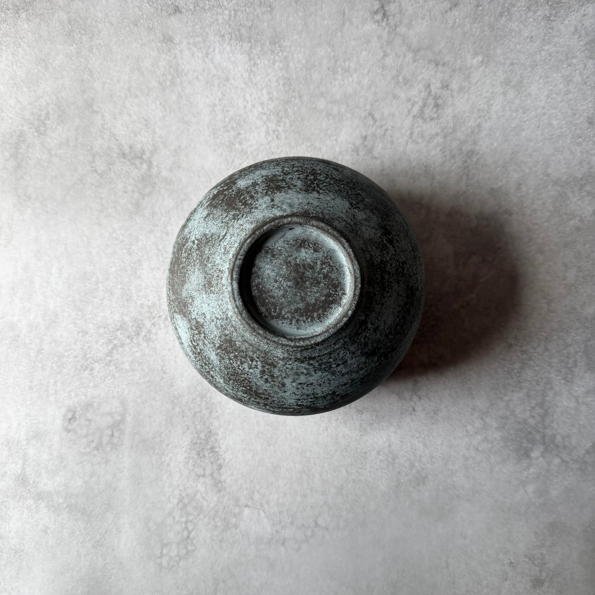 スープボウル　青