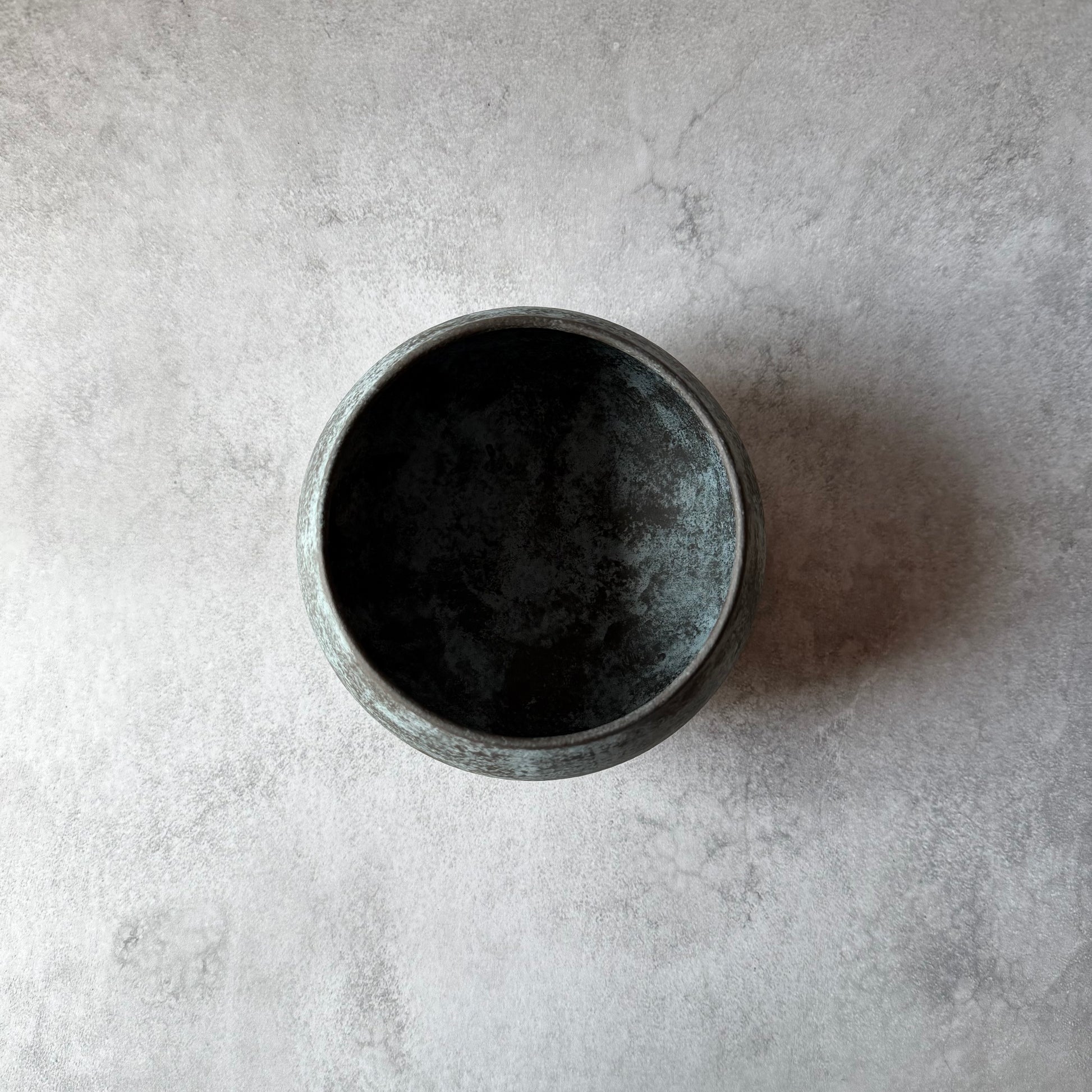 スープボウル　青