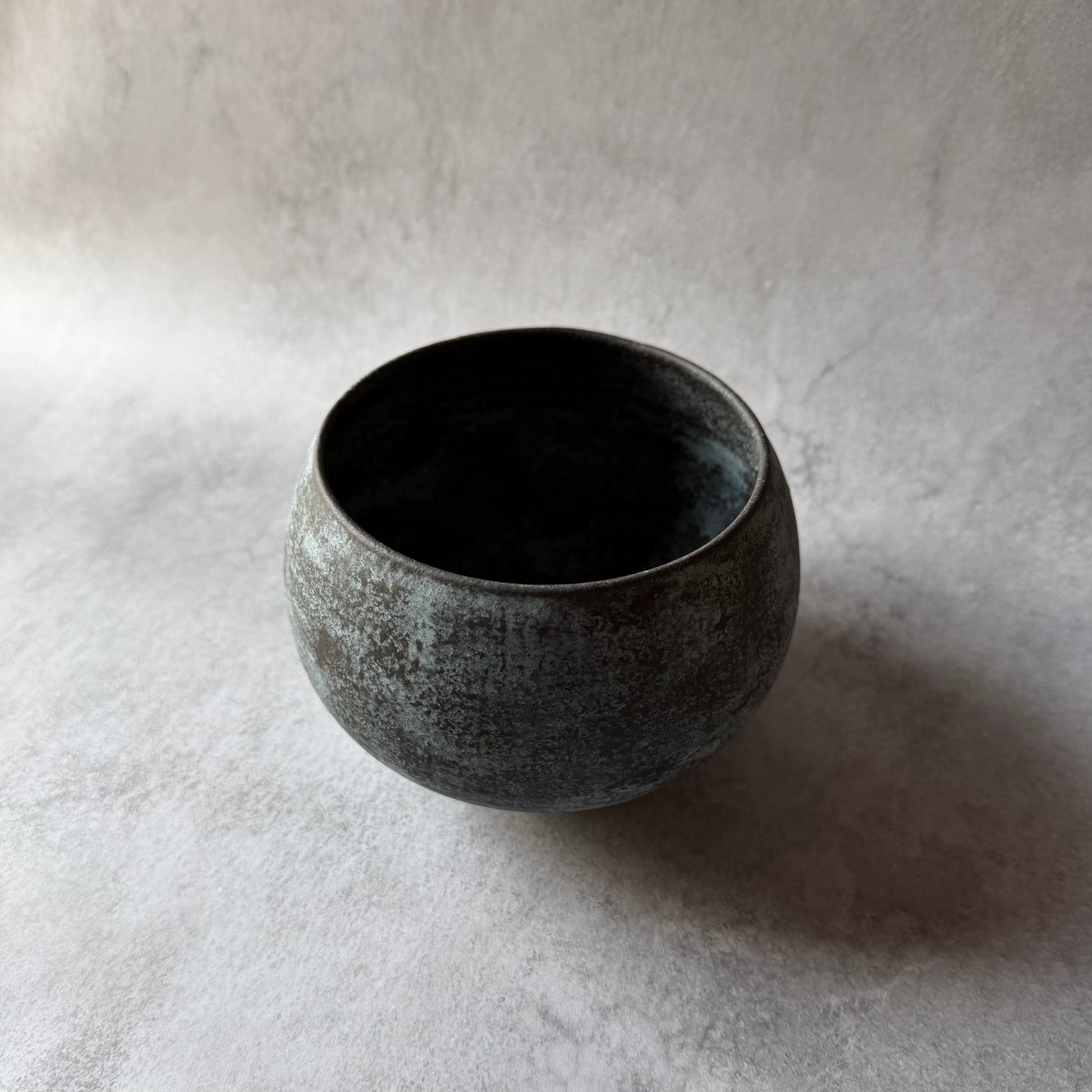 スープボウル　青